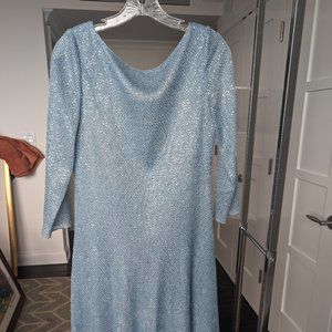 St. John Fit & Flare sparkle dress